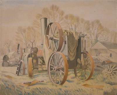 Le Tracteur, 1933 - Eric Ravilious