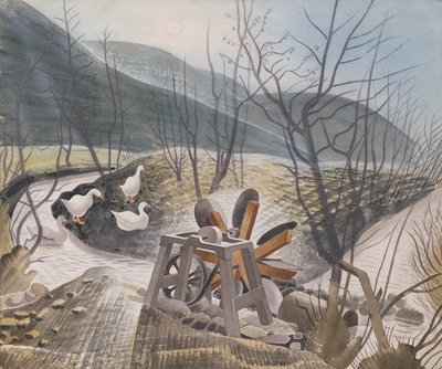 Roue à eau, 1938 - Eric Ravilious