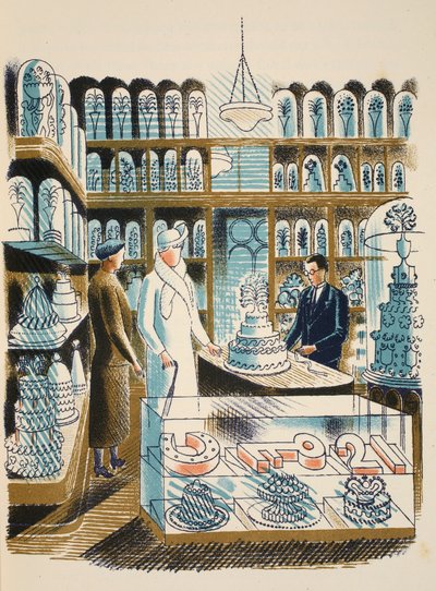 Gâteau de mariage, illustration de 