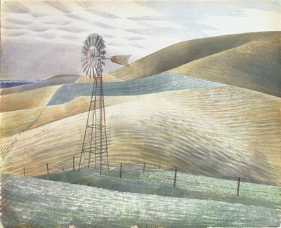 Moulin à vent, 1934 - Eric Ravilious