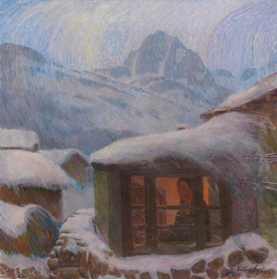 Solitude, pluie verglaçante, vers 1900 - Erich Erler