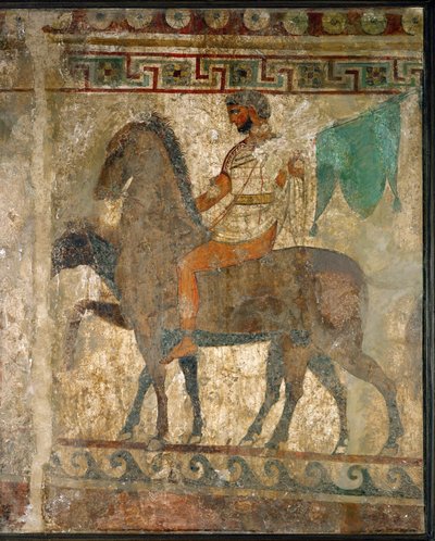 Un cavalier dans un cortège - Erich Lessing