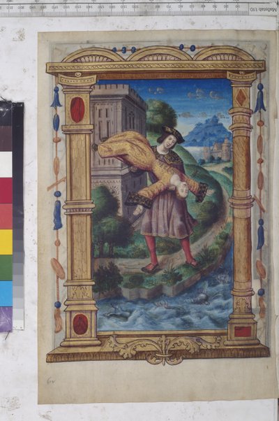 Pleine page : miniature entourée d