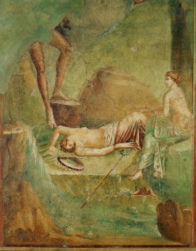 Ménade endormie (fresque) - Erich Lessing