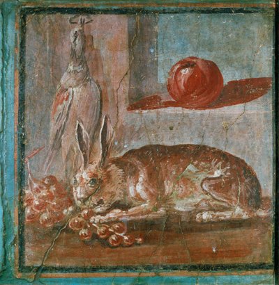 Nature morte avec un lièvre et des raisins - Erich Lessing