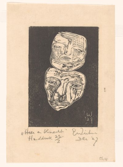 Maître et serviteur - Erich Wichmann (signed by artist)