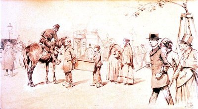 Scène de rue à Copenhague - Erik Henningsen