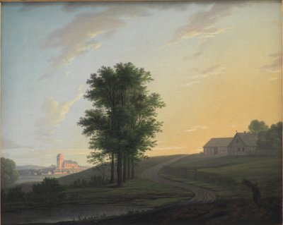 Paysage du soir près de Gentofte, au nord de Copenhague - Erik Pauelsen