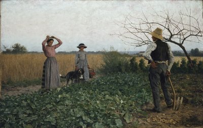 Dans le champ de pommes de terre - Erik Theodor Werenskiold