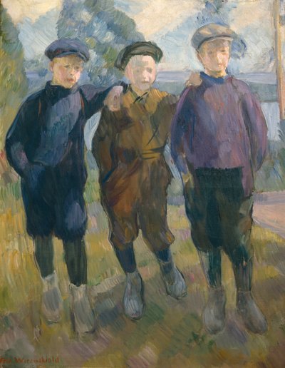 Hooligans de Lysaker, vers 1910 - Erik Theodor Werenskiold