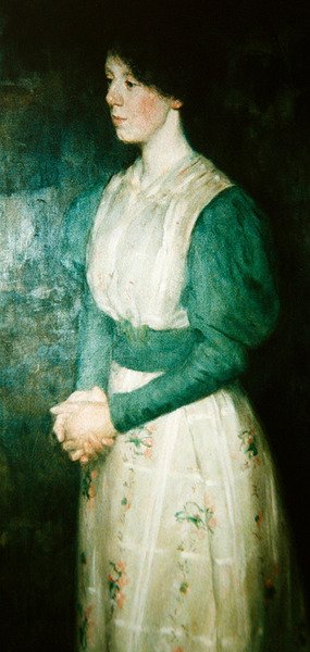 Portrait de Mlle Ellen Dick, vers 1900 - Erik Theodor Werenskiold