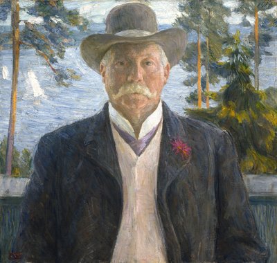 Portrait du compositeur Thorvald Lammers 1841-1922, 1906 - Erik Theodor Werenskiold