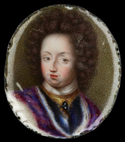 Miniature de Charles XI, Roi de Suède - Erik Utterhielm