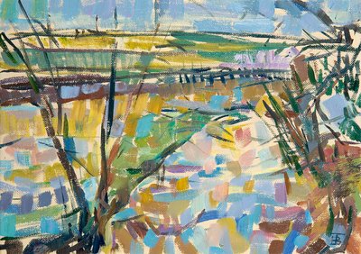 Le Cherwell inondé depuis Rousham I - Erin Townsend