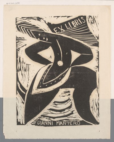 Ex libris de Gianni Mantero - Erna Levy Friedländer
