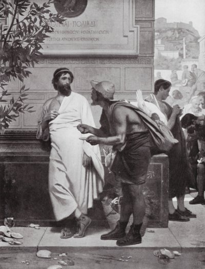 Aristide et le paysan - Ernest (1818 87) Hillemacher