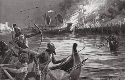 Siège de Tyr par Alexandre le Grand - Ernest (after) Prater