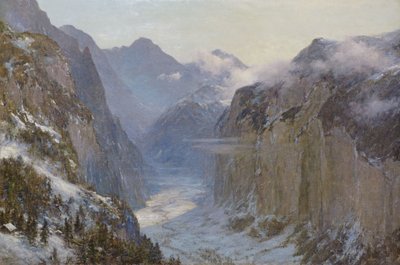 Dans ses mains sont les profondeurs de la terre (95e Psaume) 1916 - Ernest Albert Waterlow