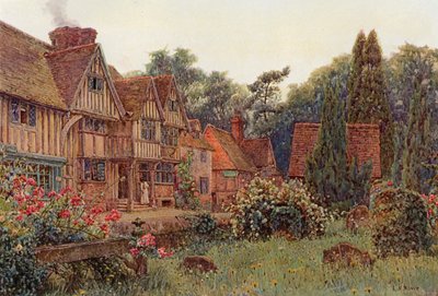 La Maison du Porche à Chiddingstone, Kent - Ernest Arthur Rowe