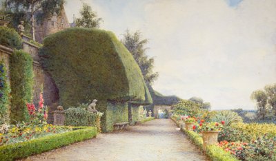 La Terrasse, Château de Drummond, Perthshire - Ernest Arthur Rowe