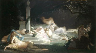 Nymphes à la tombe d