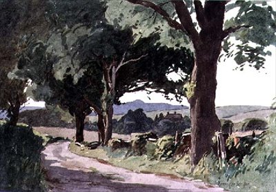 Scène près de Pulborough, West Sussex - Ernest Benger or Berenger