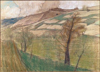Paysage aux alentours de Savièse - Ernest Bieler