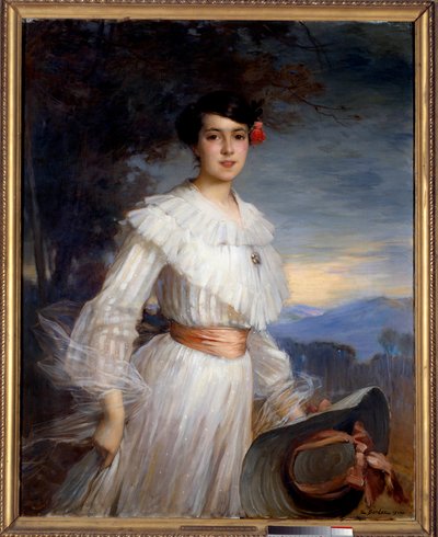 Portrait de Madeleine Reclus - Ernest Bordes