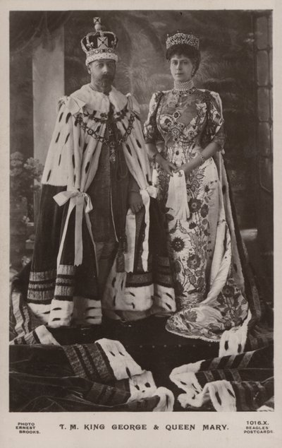Le roi George V et la reine Mary - Ernest Brooks