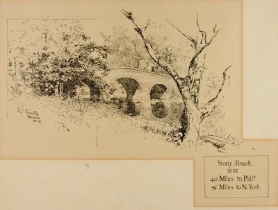 Pont du ruisseau - Ernest C. Peixotto