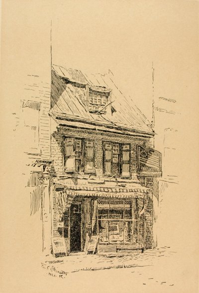 Maison où a été fabriqué le premier drapeau américain - Ernest C. Peixotto