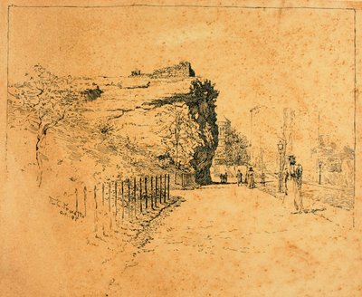 New York, Old Block House - Ernest C. Peixotto