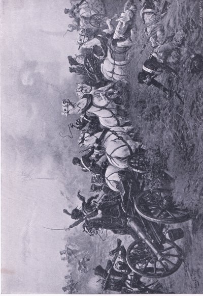 Capture de la batterie française par le 52e régiment d