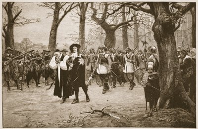 Charles Ier en route pour son exécution, illustration de 