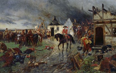 Wallenstein: Une scène de la guerre de Trente Ans - Ernest Crofts