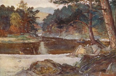 La rivière Tummel à Pitlochry - Ernest Edward Briggs
