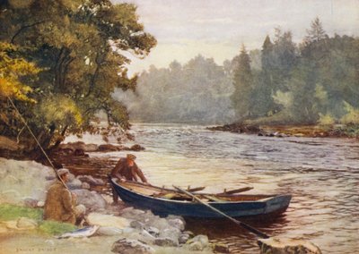 Le Tay en dessous de Stobhall - Ernest Edward Briggs