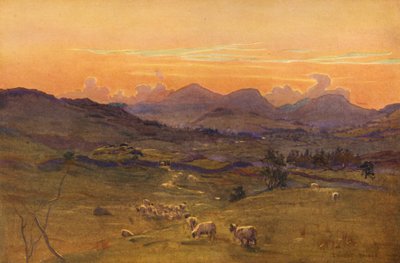 La vallée du Ken, soir - Ernest Edward Briggs