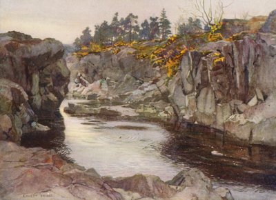 La gorge sous le Linn - Ernest Edward Briggs