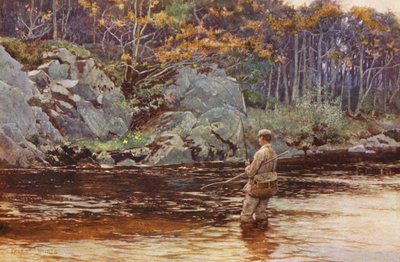 Pêche à la truite en Galloway - Ernest Edward Briggs