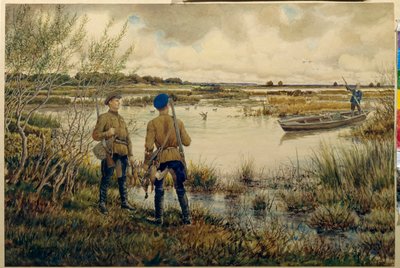 Retour de chasse - Ernest Ernestovich Lissner