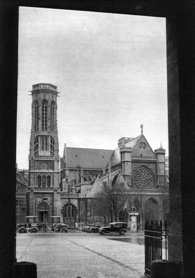 Façade et porche de Saint-Germain l