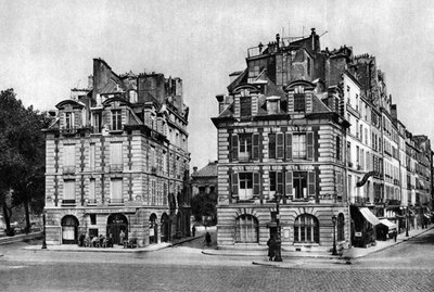Vieilles maisons de la période Louis XIII, face au Pont Neuf, Paris - Ernest Flammarion