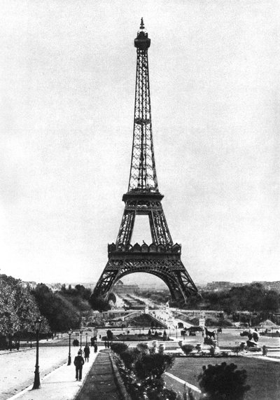 La tour Eiffel depuis le Trocadéro, Paris, 1931 - Ernest Flammarion