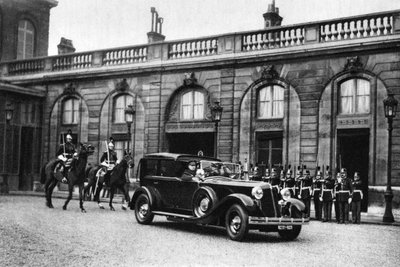 Le président de la République sortant, Paris, 1931 - Ernest Flammarion