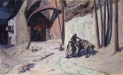 La Fuite en Égypte ou Joseph chargeant son âne, 1894 - Ernest Georges Berges