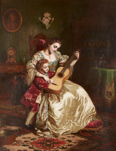 Le premier pas dans la romance - Ernest Gustav Giradot