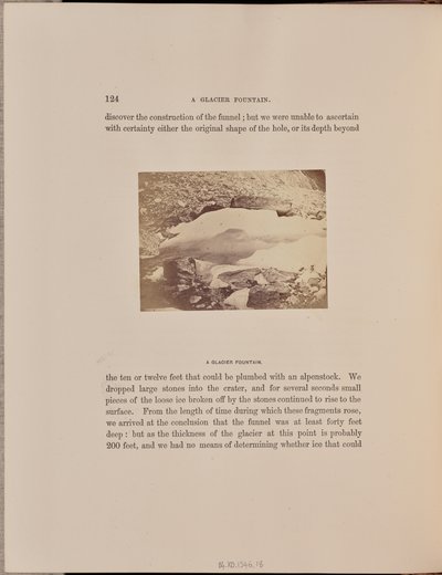 Une fontaine glaciaire - Ernest H. Edwards