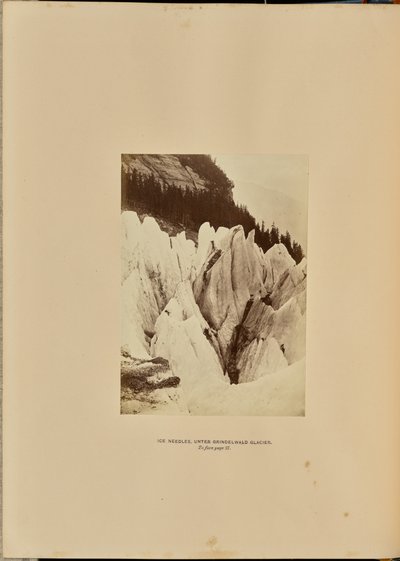 Ice-Needles - Sous le glacier de Grindelwald - Ernest H. Edwards