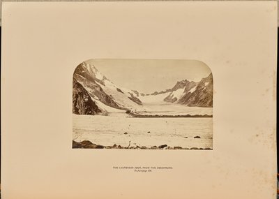 Le Lauteraar Joch depuis la descente - Ernest H. Edwards
